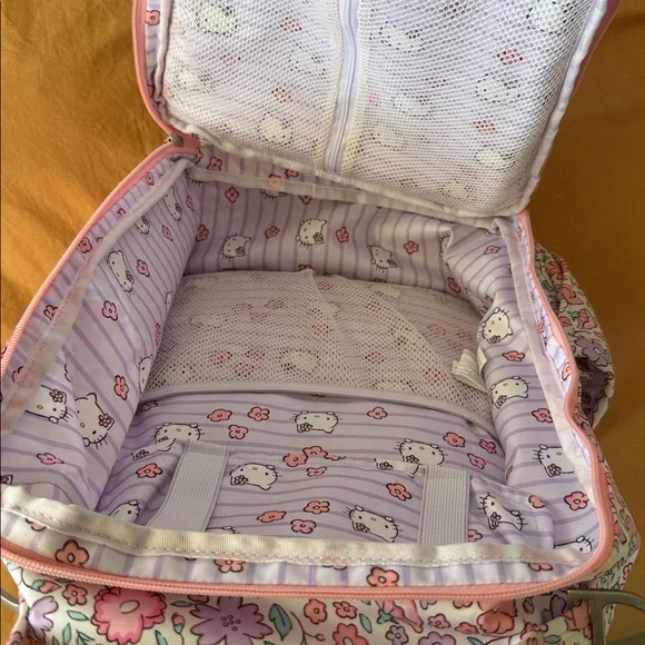 RARE JuJuBe x Hello Kitty "Hello Floral" BRB Backpack - Great Placement! - Picture 4 of 12